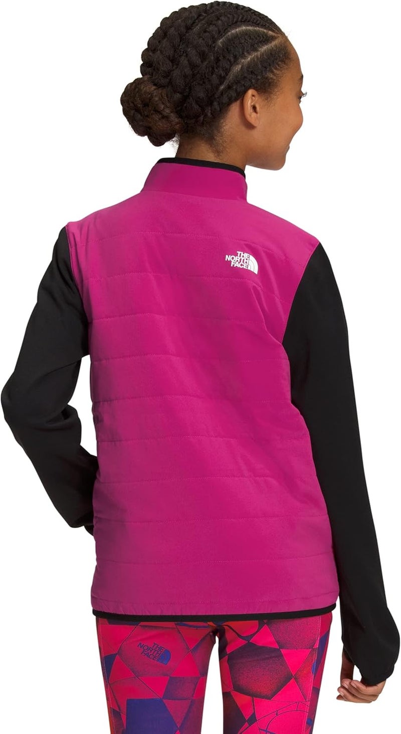 THE NORTH FACE جاكيت شتوي دافئ هجين للأطفال بزيب كامل للمراهقين - Image 2